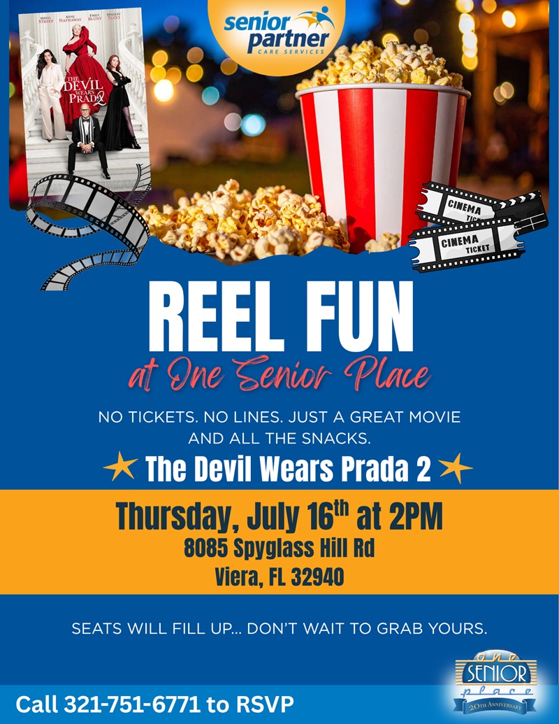 Movie Matinee: The Devil Wears Prada 2 - Reel Fun at One Senior Place!