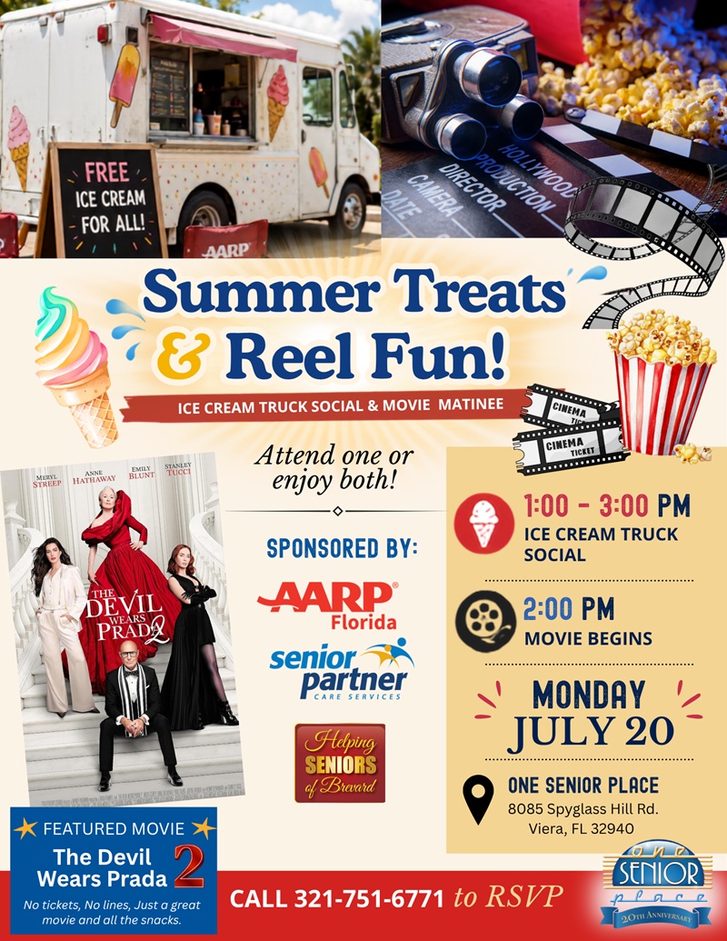Summer Treats & Reel Fun! Ice Cream Truck Social & Movie Matinee