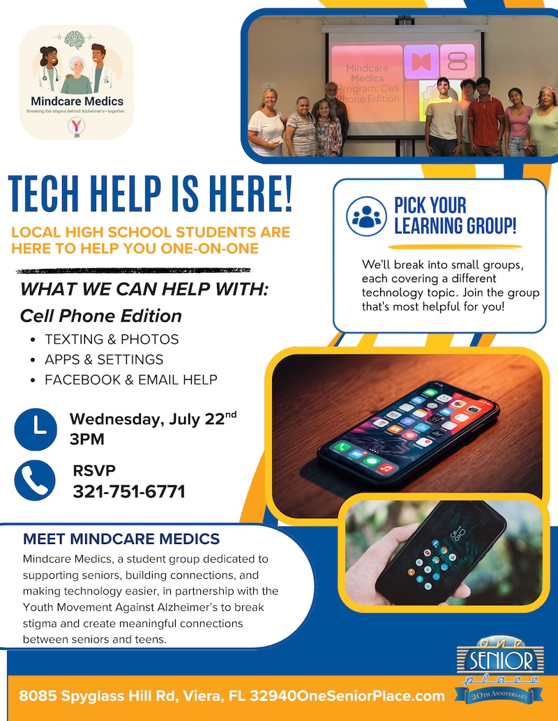 Tech Help Is Here: Cell Phone Edition w/ Mindcare Medics