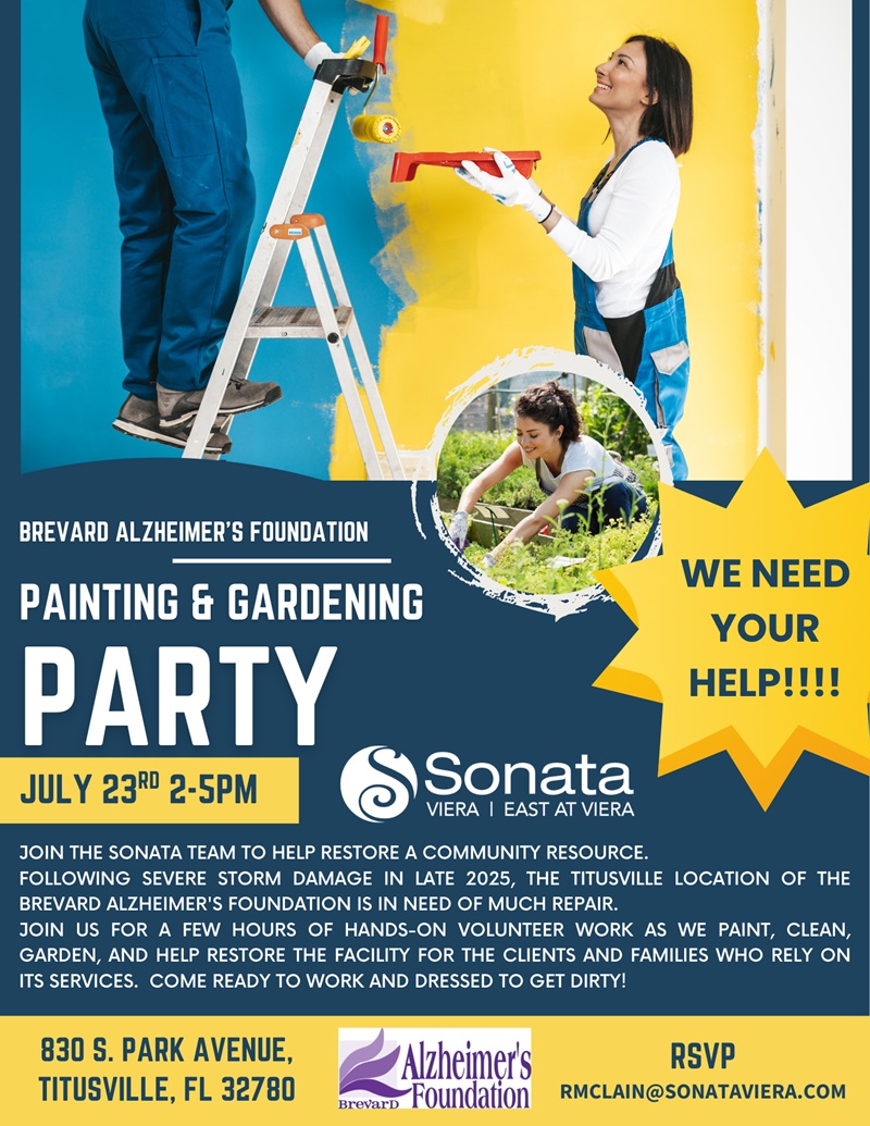 Painting & Gardening Party for a Great Cause