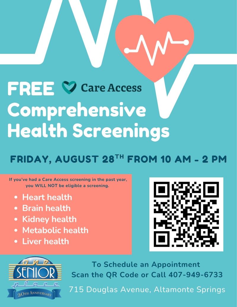 Free Comprehensive Health Screenings