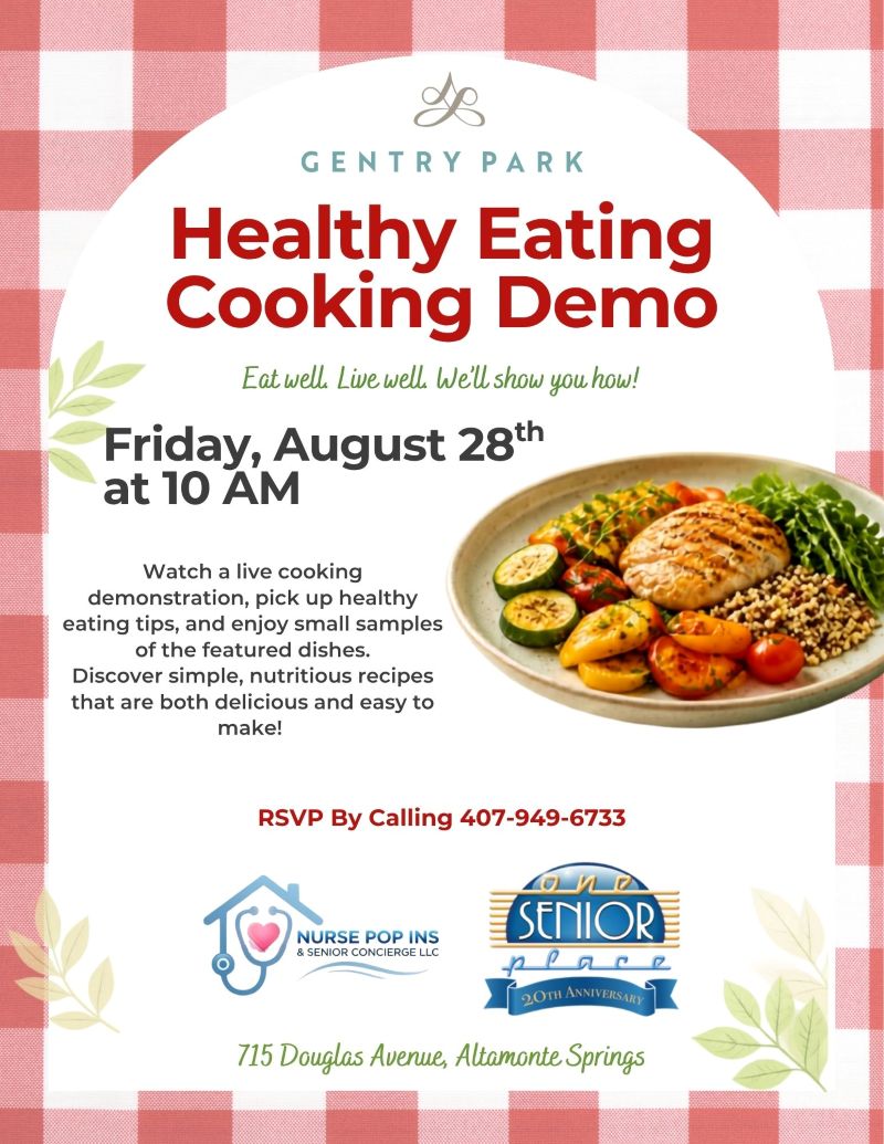 Healthy Eating Cooking Demo