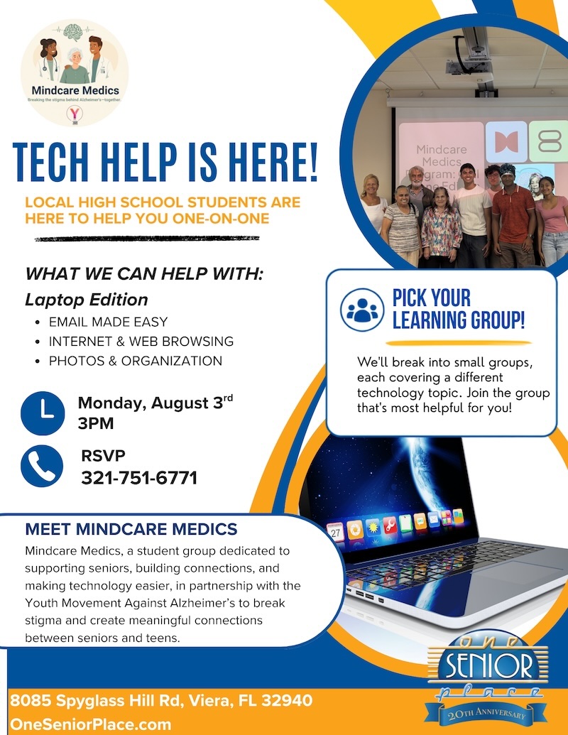 Tech Help Is Here: Laptop Edition w/ Mindcare Medics