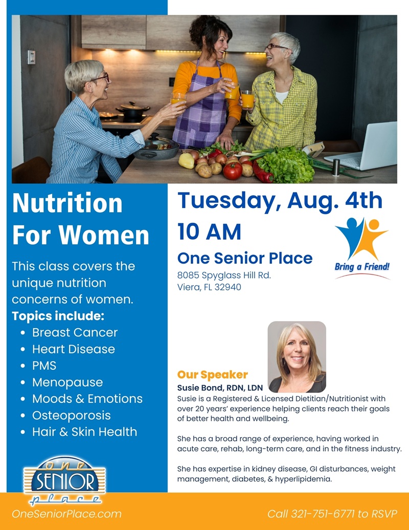 Dietitian Series: Nutrition For Women w/ Susie Bond