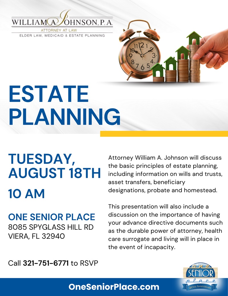 Estate Planning with William Johnson, P.A.