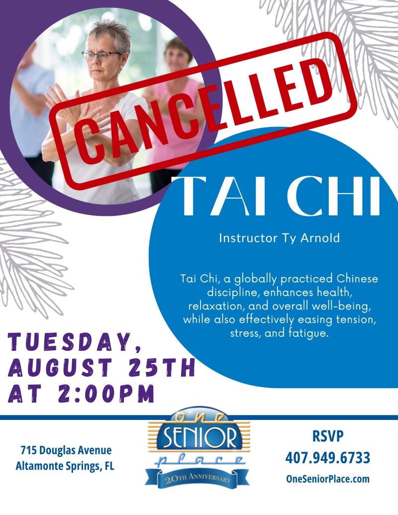 CANCELLED: Tai Chi
