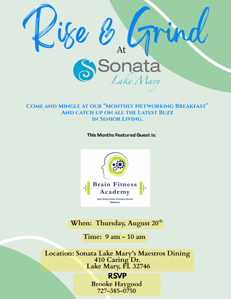 Rise & Grind at Sonata Lake Mary