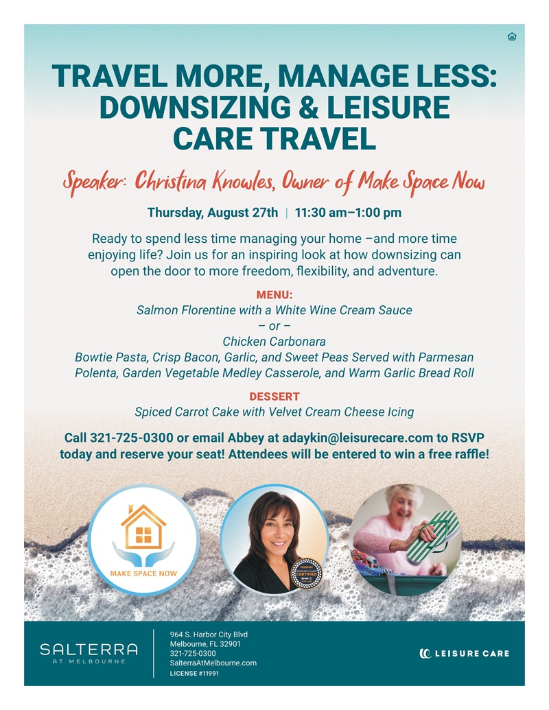 Travel More, Manage Less: Downsizing & Leisure Care Travel