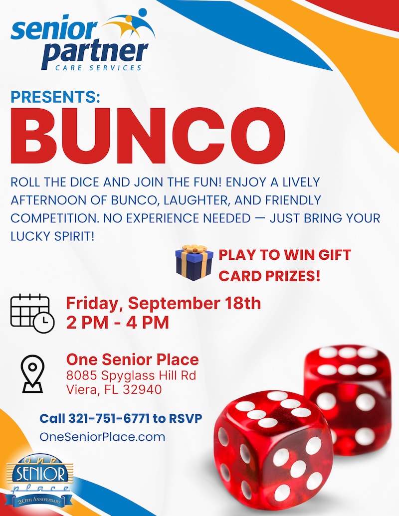 BUNCO! Hosted by Senior Partner Care Services