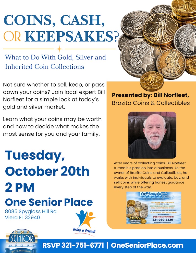 Coins, Cash, or Keepsakes? What to Do With Gold, Silver and Inherited Coin Collections w/ Bill Norfleet, Brazito Coins & Collectibles