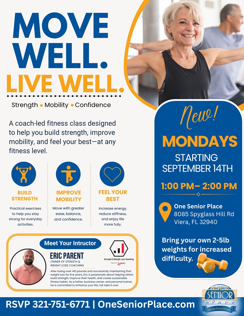 Move Well. Live Well. Fitness Class