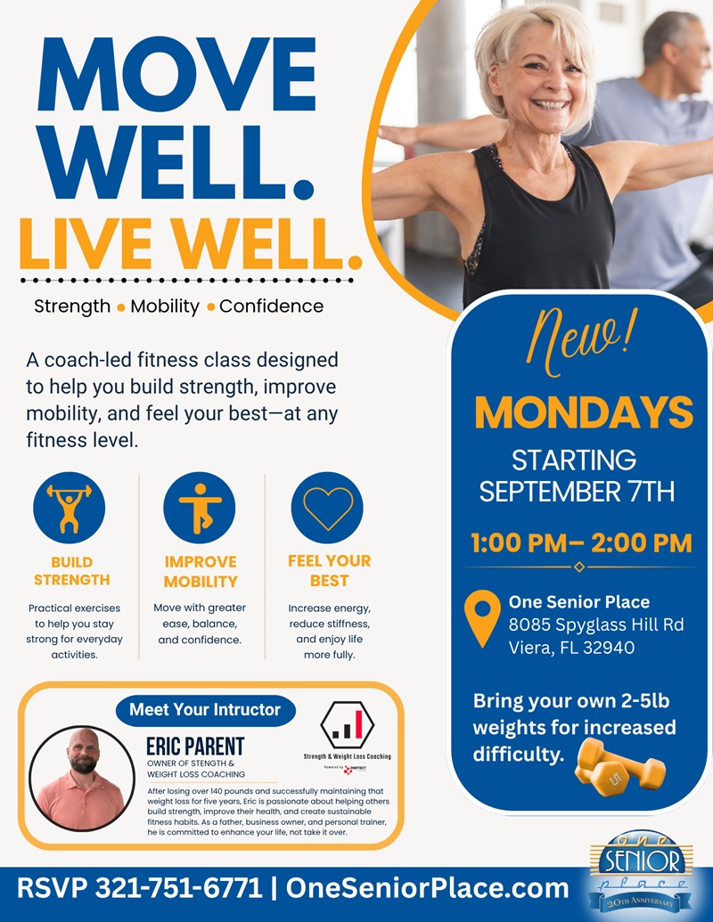 Move Well. Live Well. Fitness Class