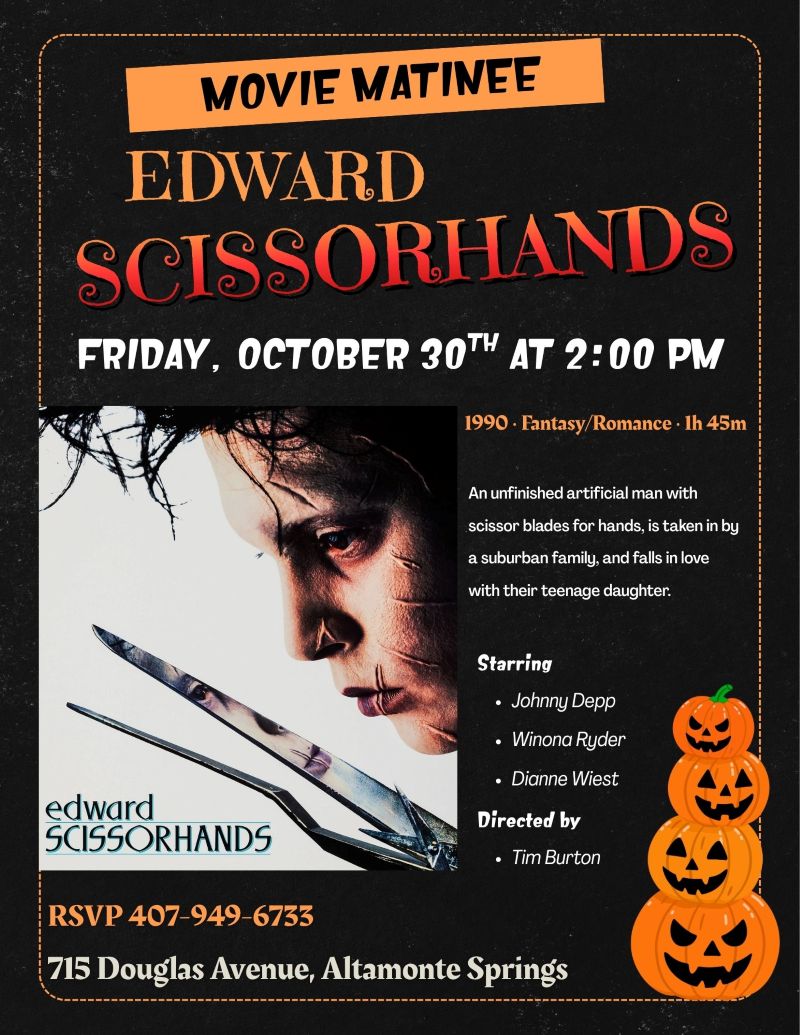 Movie Matinee: Edward Scissorhands