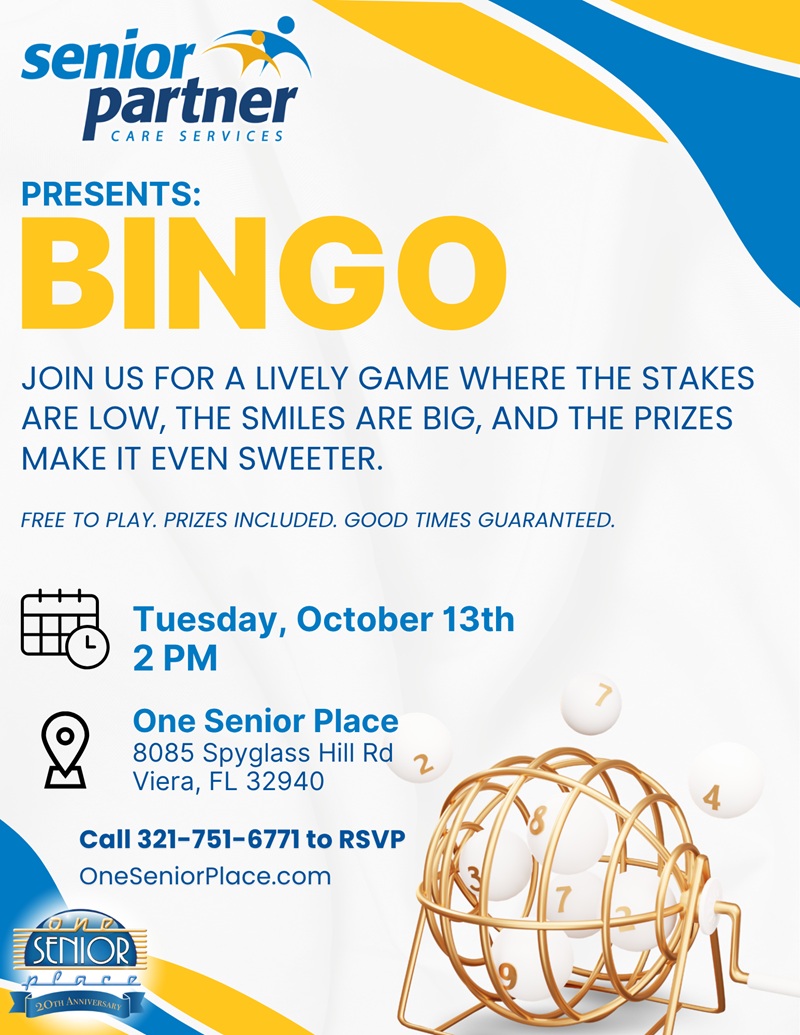 BINGO! w/ Senior Partner Care Services