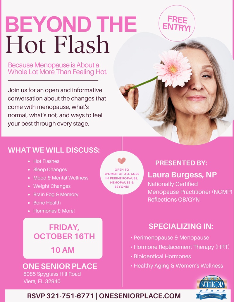 Beyond The Hot Flash: Because Menopause is About a Whole Lot More Than Feeling Hot. w/ Laura Burgess, NP, NCMP