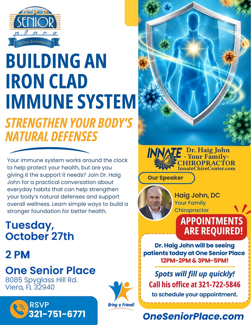 Building An Iron Clad Immune System: Strengthen Your Body's Natural Defenses w/ Dr. Haig John, Your Family Chiropractor