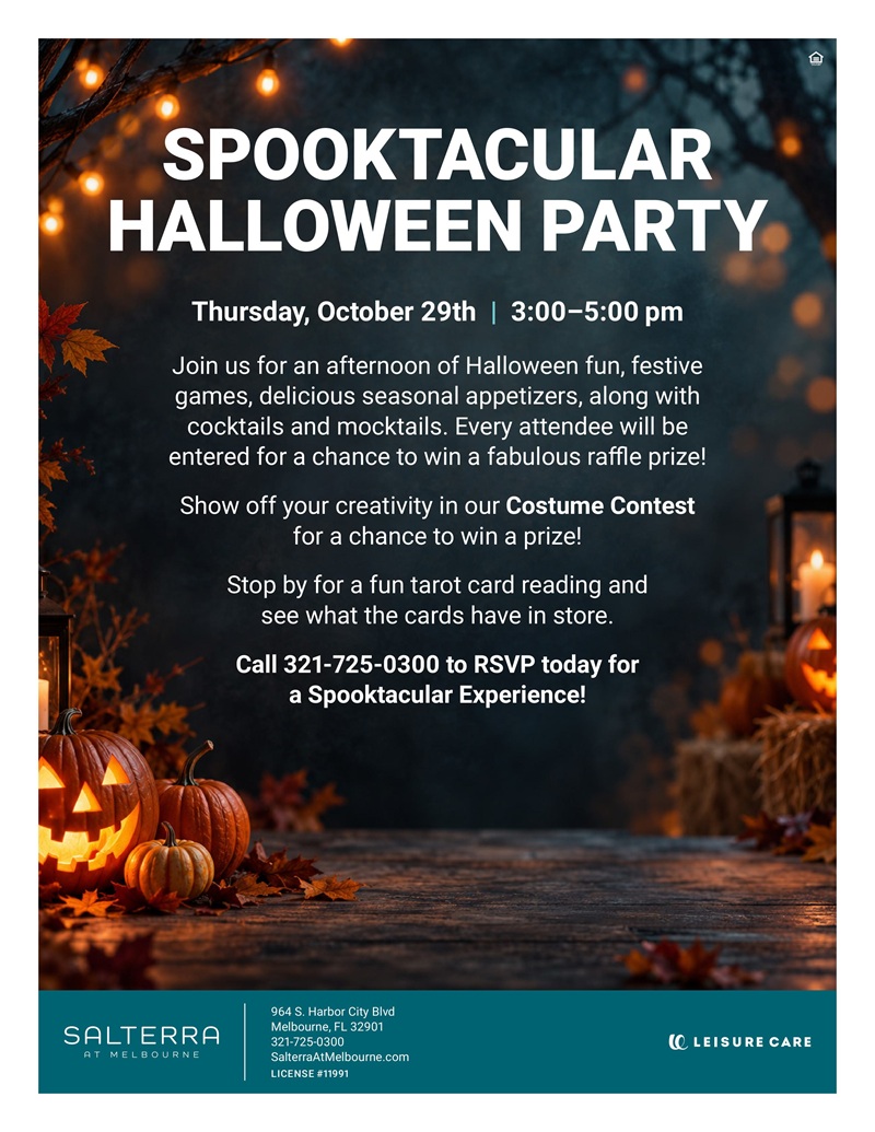 Spooktacular Halloween Party at Salterra at Melbourne