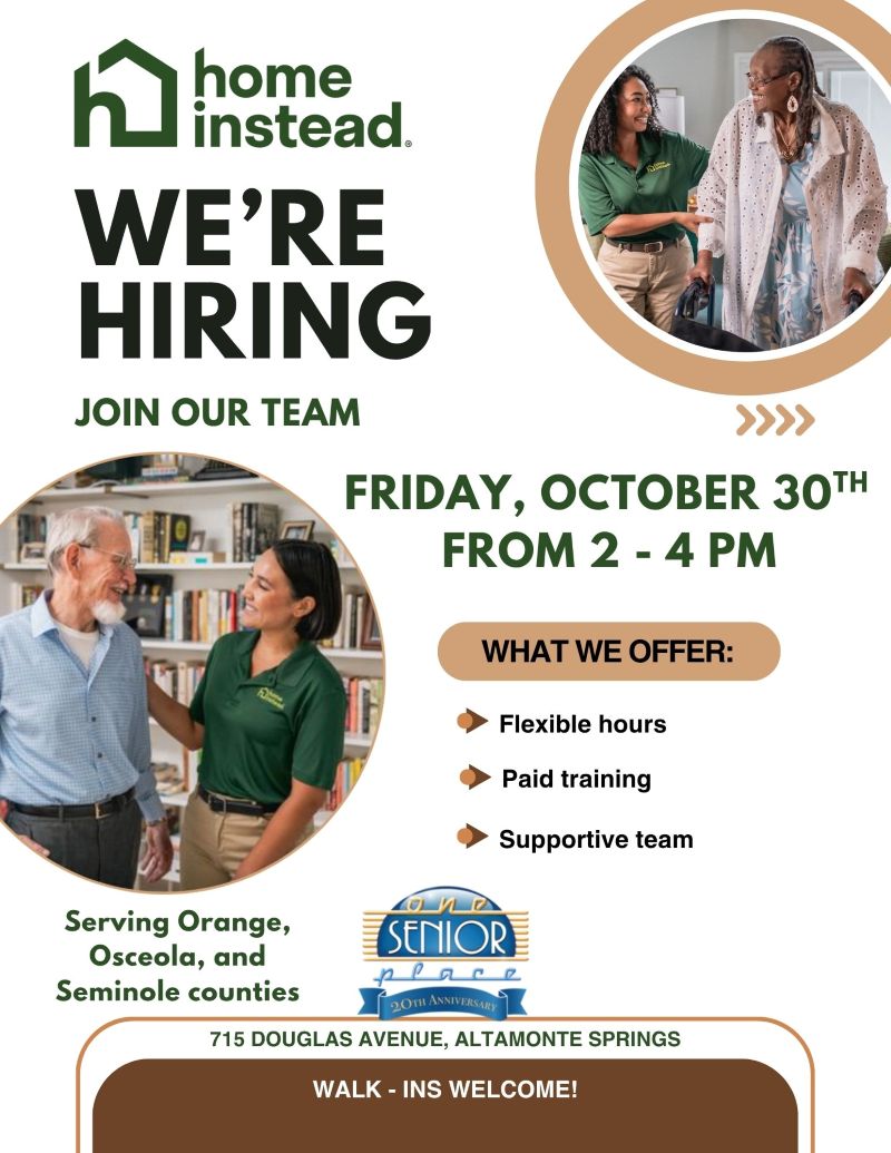 Home Instead Hiring Event