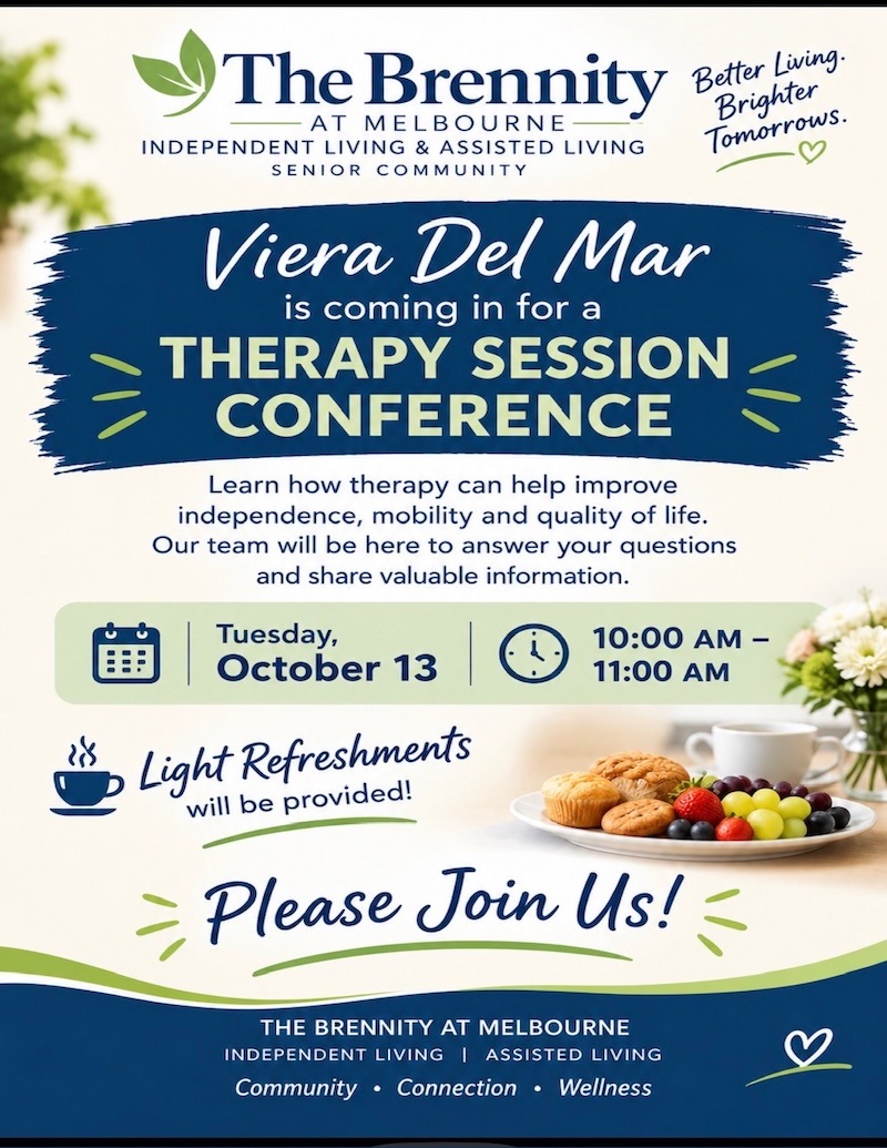 Therapy Session Conference with Viera Del Mar at The Brennity at Melbourne