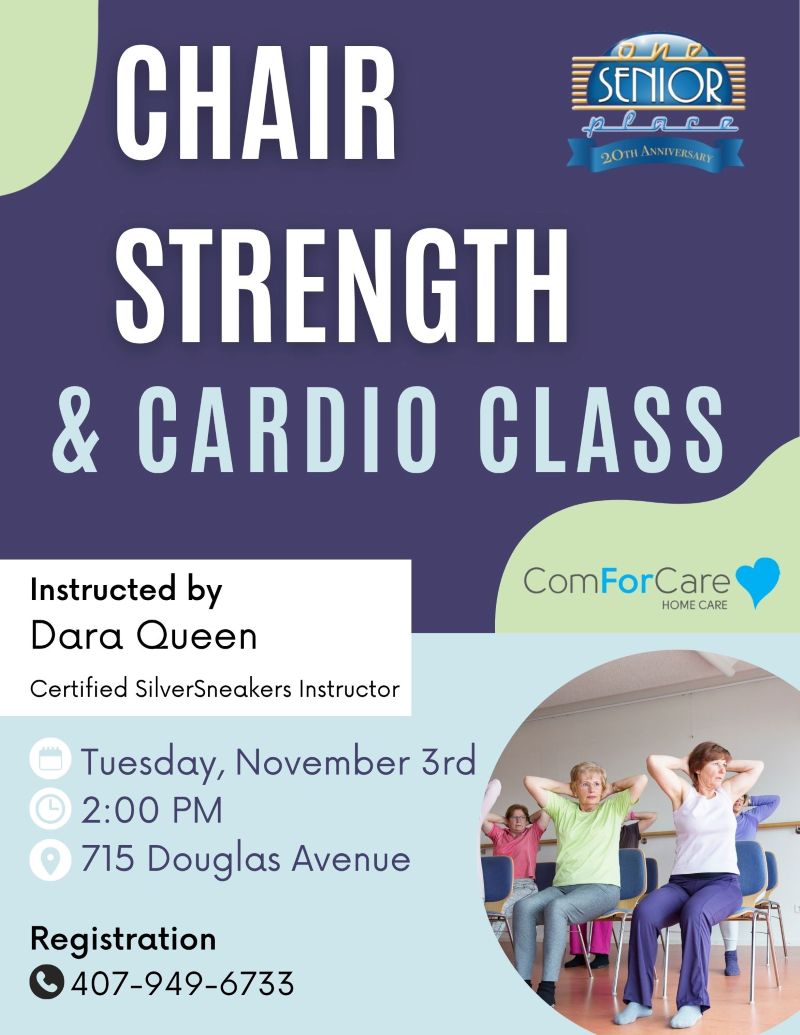 Chair Strength & Cardio Class with Dara Queen