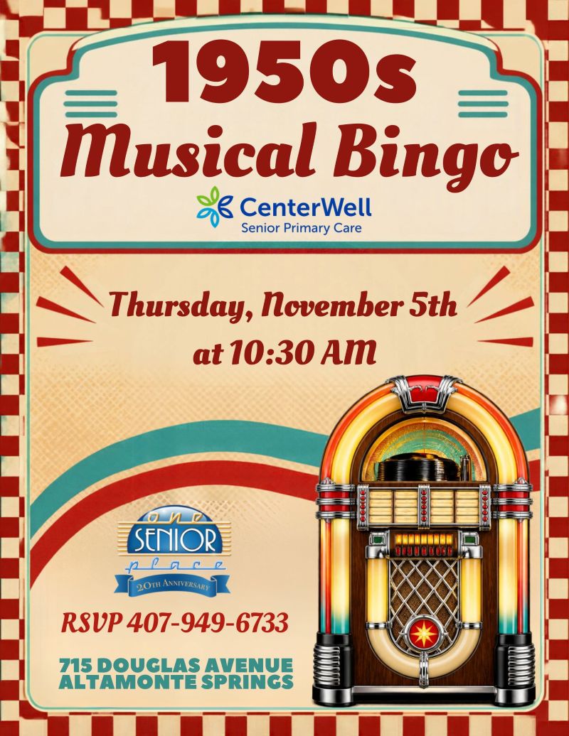 1950s Musical Bingo