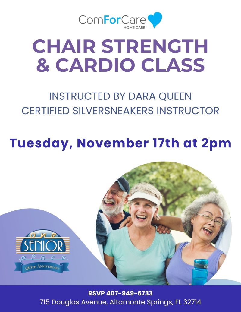 Chair Strength & Cardio Class with Dara Queen