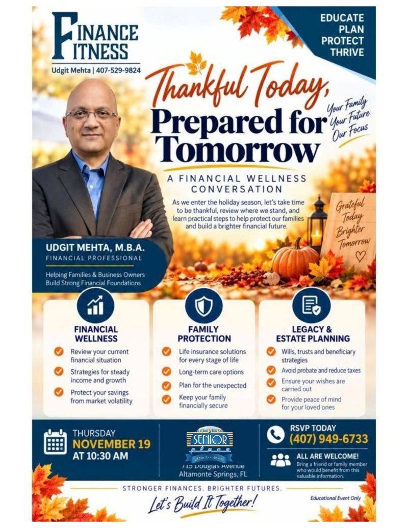 Thankful Today, Prepared for Tomorrow: Financial Wellness Conversation