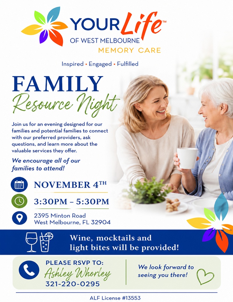 Family Resource Night at YOURLife of West Melbourne Memory Care