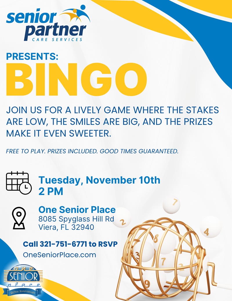 BINGO! Hosted by Senior Partner Care Services