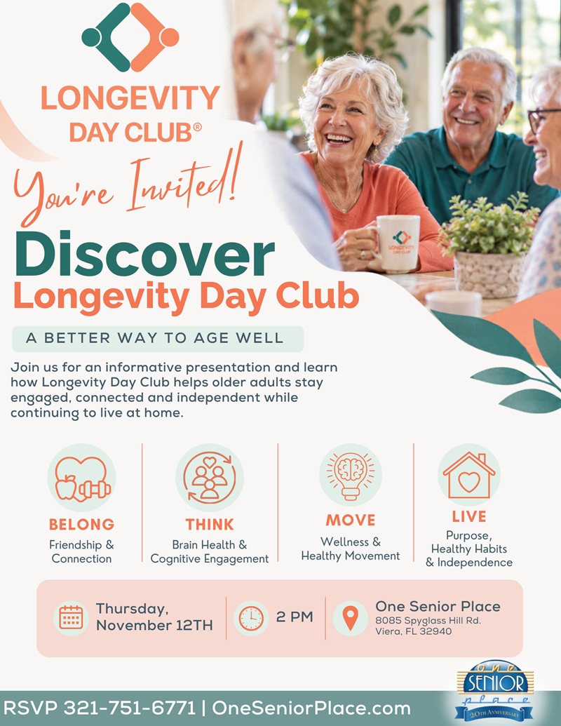 You're Invited! Discover Longevity Day Club: A Better Way To Age Well