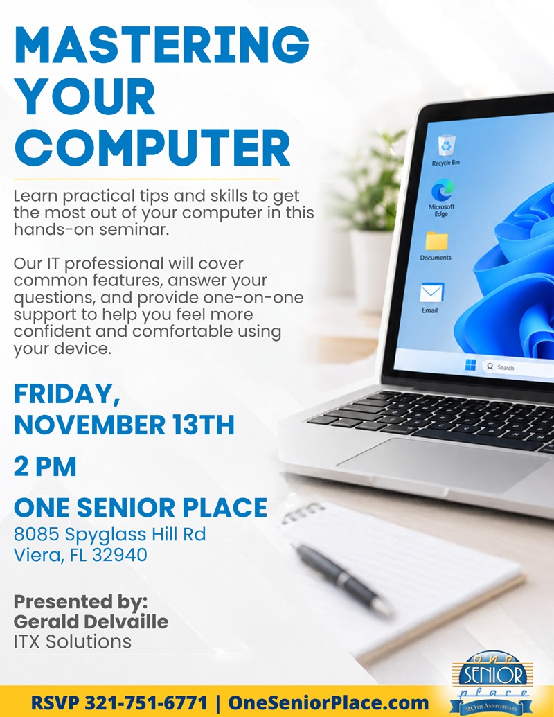 Mastering Your Computer w/ Gerald Delvaille, ITX Solutions
