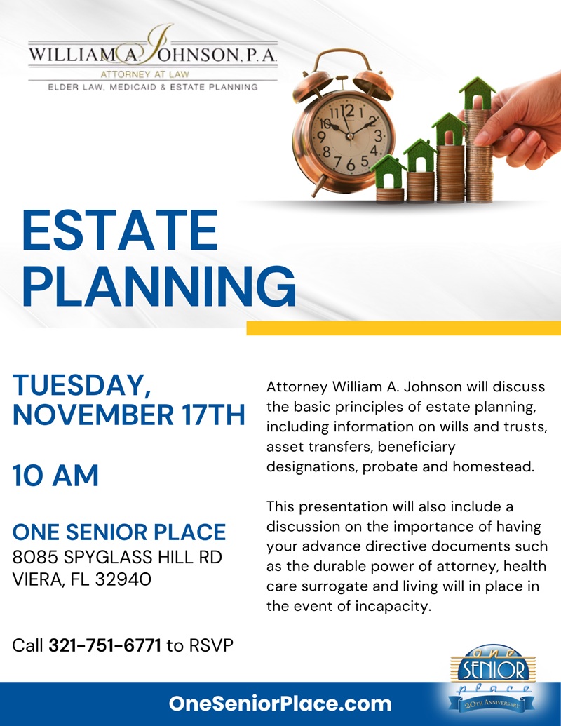 Estate Planning with William Johnson, P.A.
