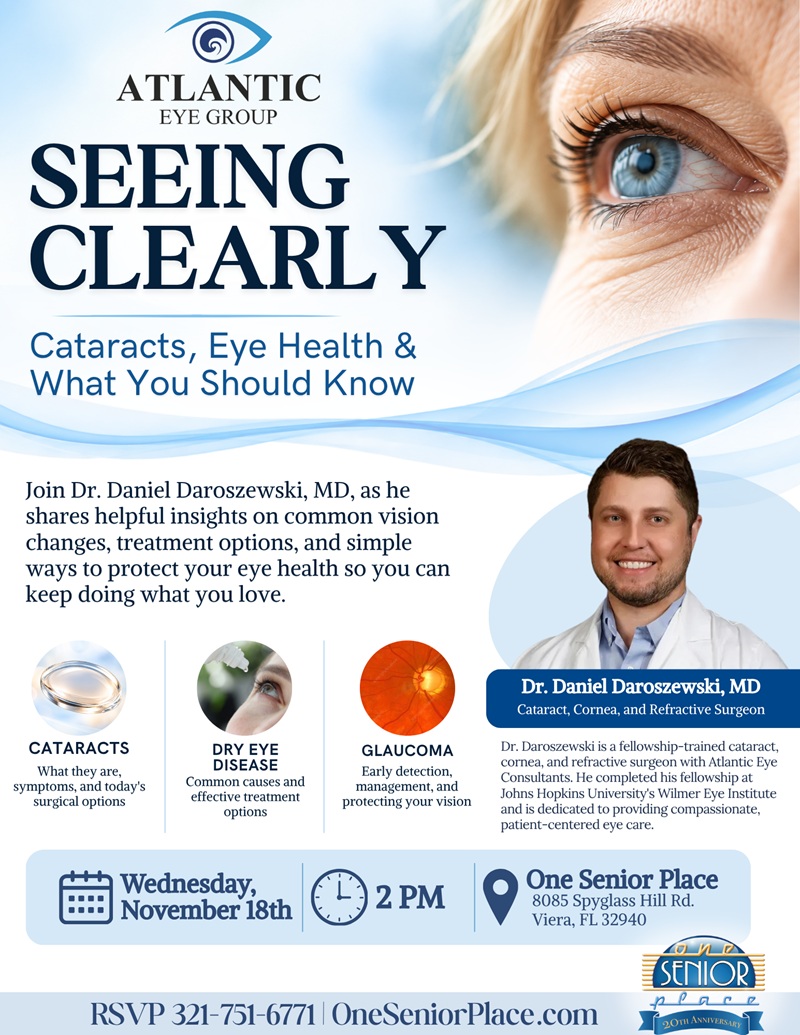 Seeing Clearly: Cataracts, Eye Health & What You Should Know w/ Dr. Daniel Daroszewski, Atlantic Eye Group