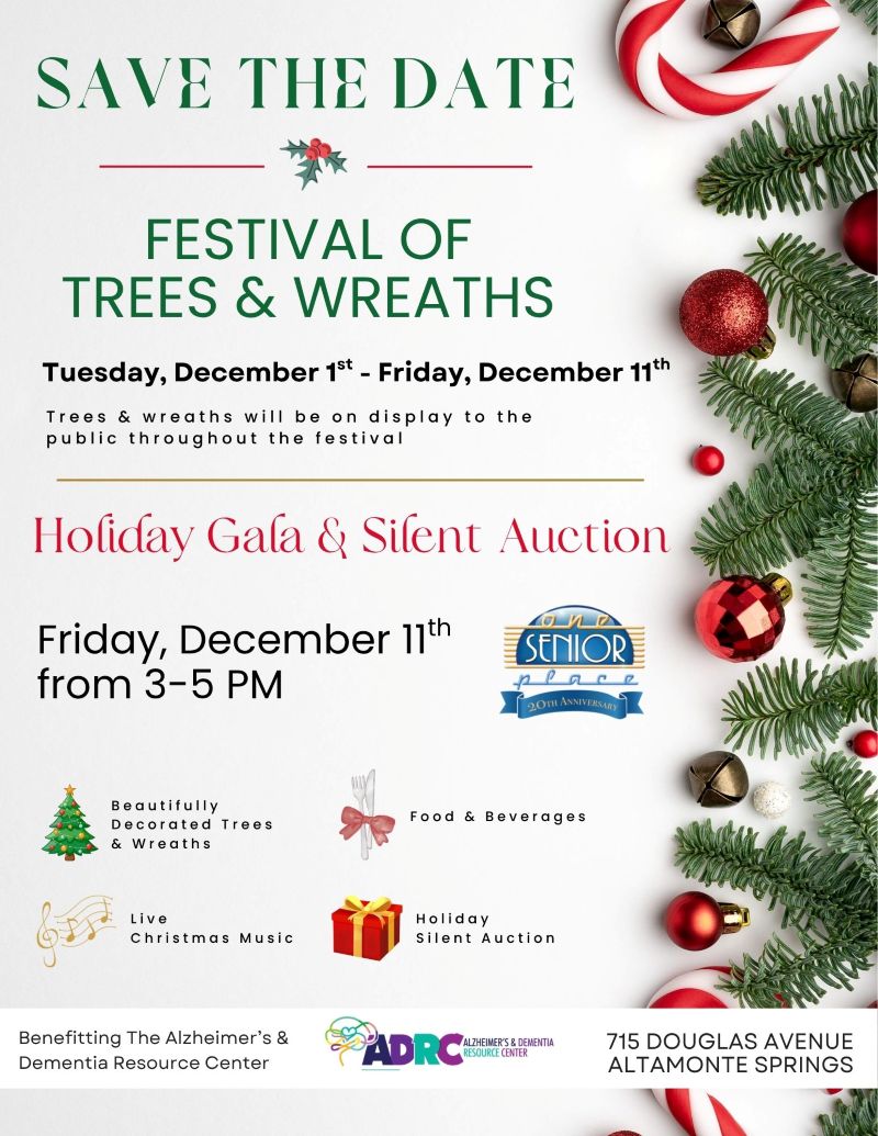 SAVE THE DATE: Festival of Trees & Wreaths
